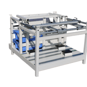 Chassis mécano-soudés de contrôle qualité de piéces de chariots élévateurs