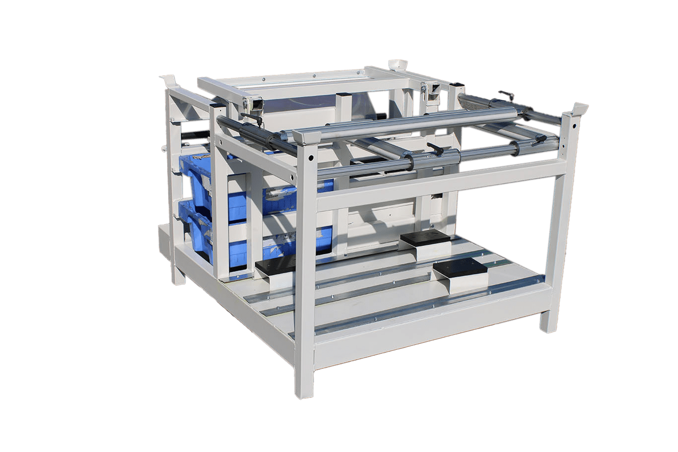 Chassis mécano-soudés de contrôle qualité de piéces de chariots élévateurs