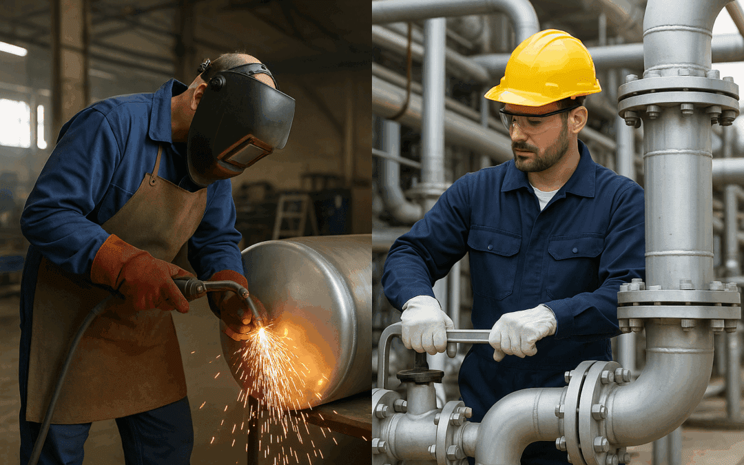 Différences entre chaudronnerie et tuyauterie industrielle : comprendre deux piliers de la métallurgie appliquée