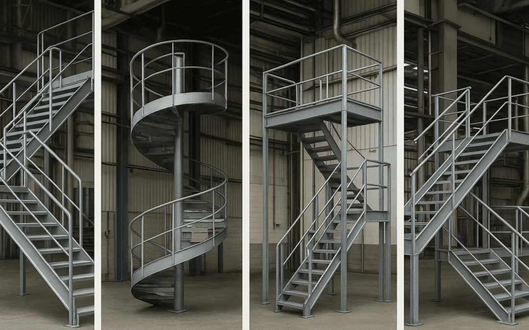 Quelles dimensions pour un escalier métallique industriel ?