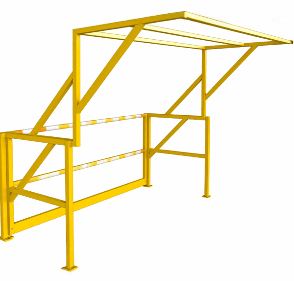 barriere ecluse basculante jaune