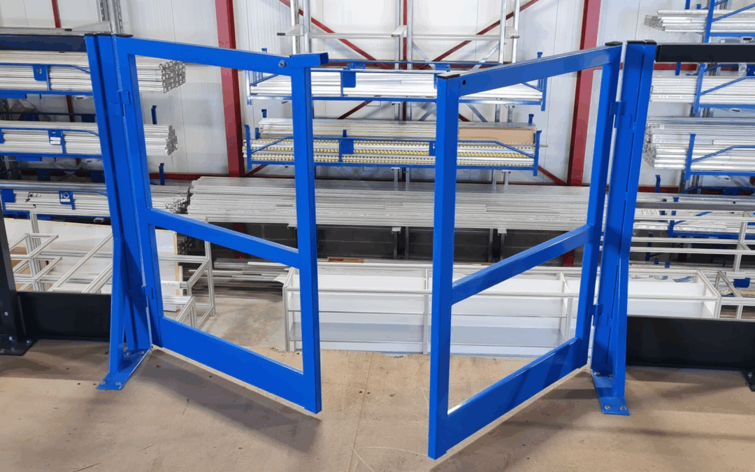 Barrière écluse Metalinox : Sécurité optimale en logistique