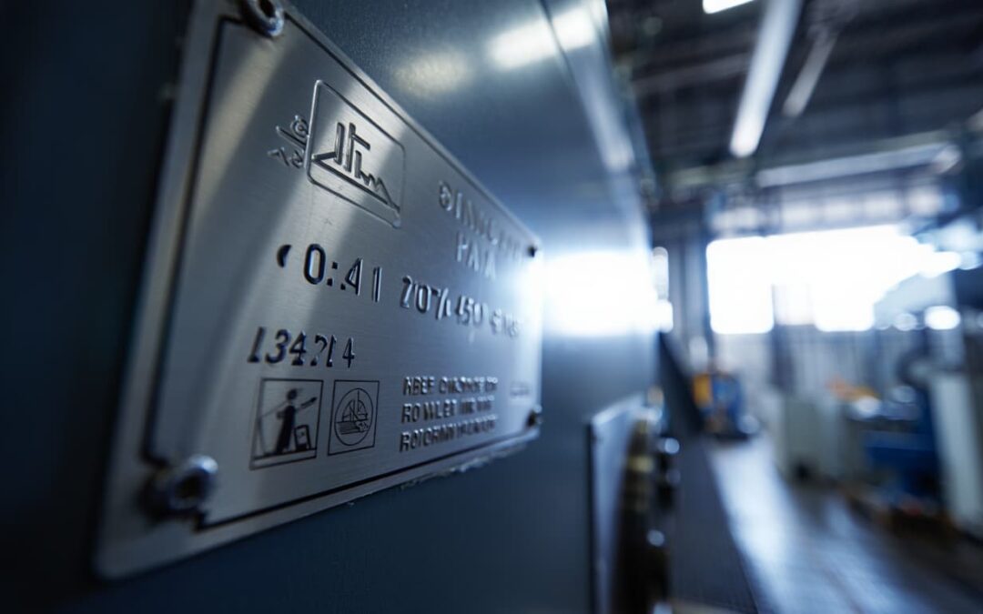 Pourquoi utiliser le métal pour sa plaque d’identification industrielle ?