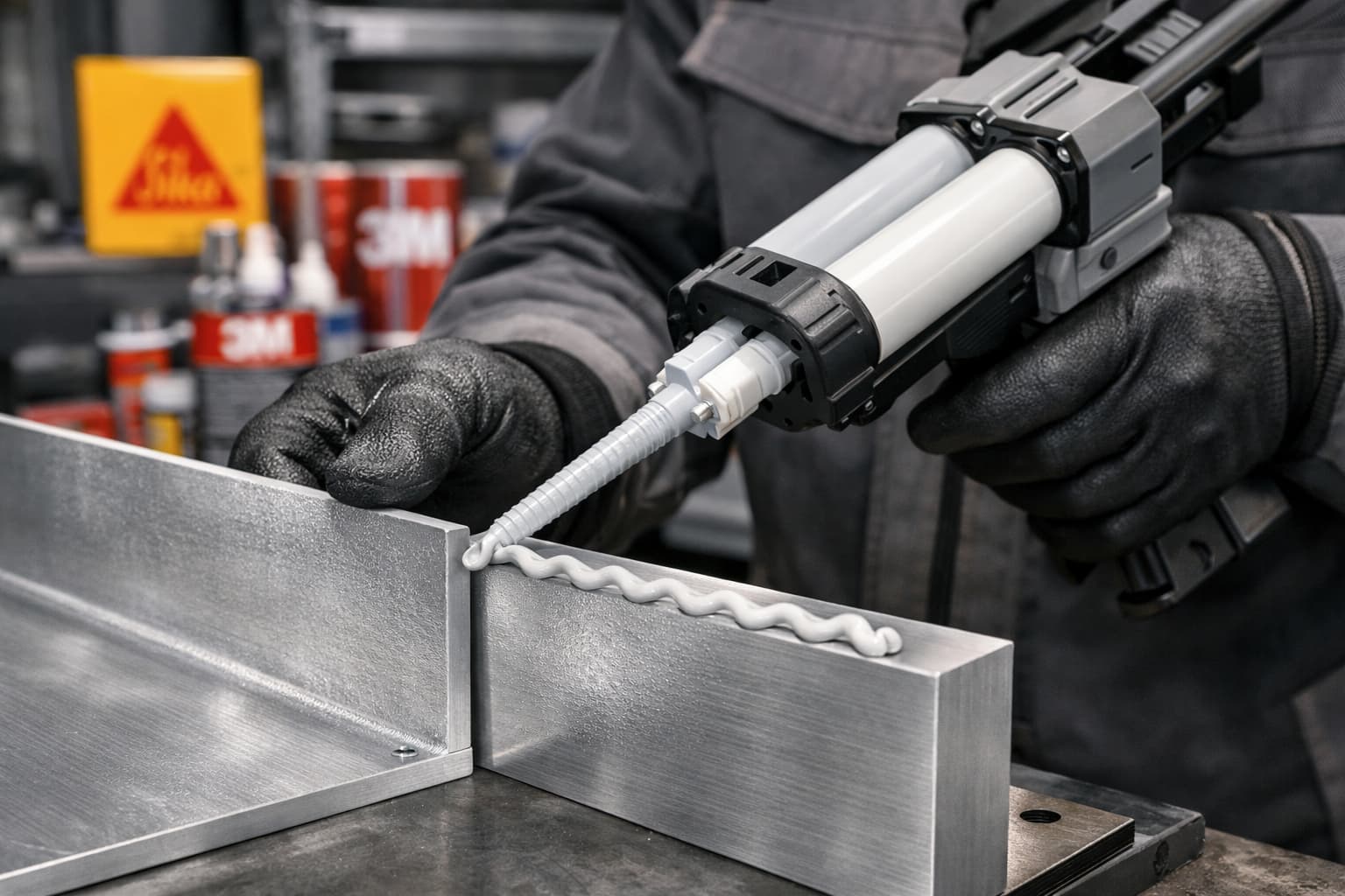 colle epoxy aluminium