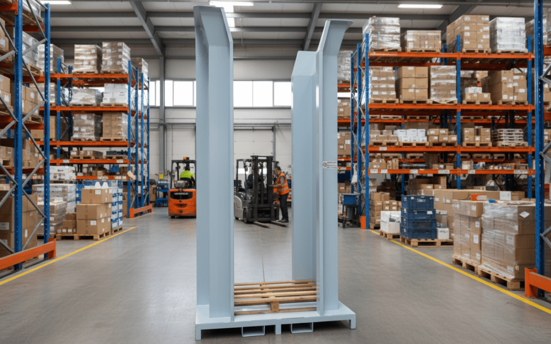 Cadreur de palette Metalinox : Sécurité et gain de place