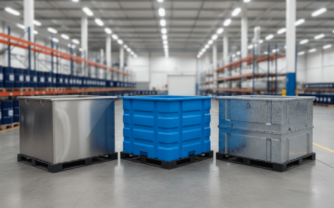 Inox, acier ou plastique : quel bac de rétention choisir ?