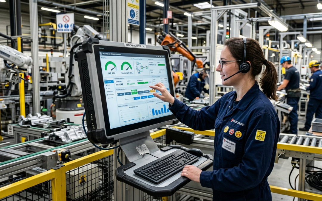 Logiciel de pilotage de production industrielle et performance